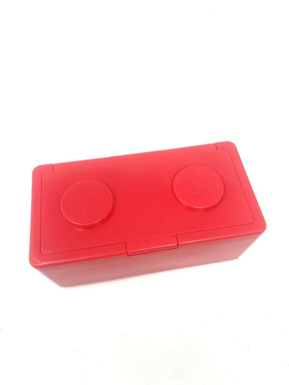 Vintage Chubbs Stackables Red Refillable Baby Wipes Storage Container EUC